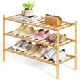 thumbnail image 1 of Organizador apilable de bambú Kitsure para zapatos 68 x 28 x 48 cm, 1 of 9