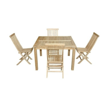 Anderson Teak Windsor Classic 5-Pieces Folding Dining Chair