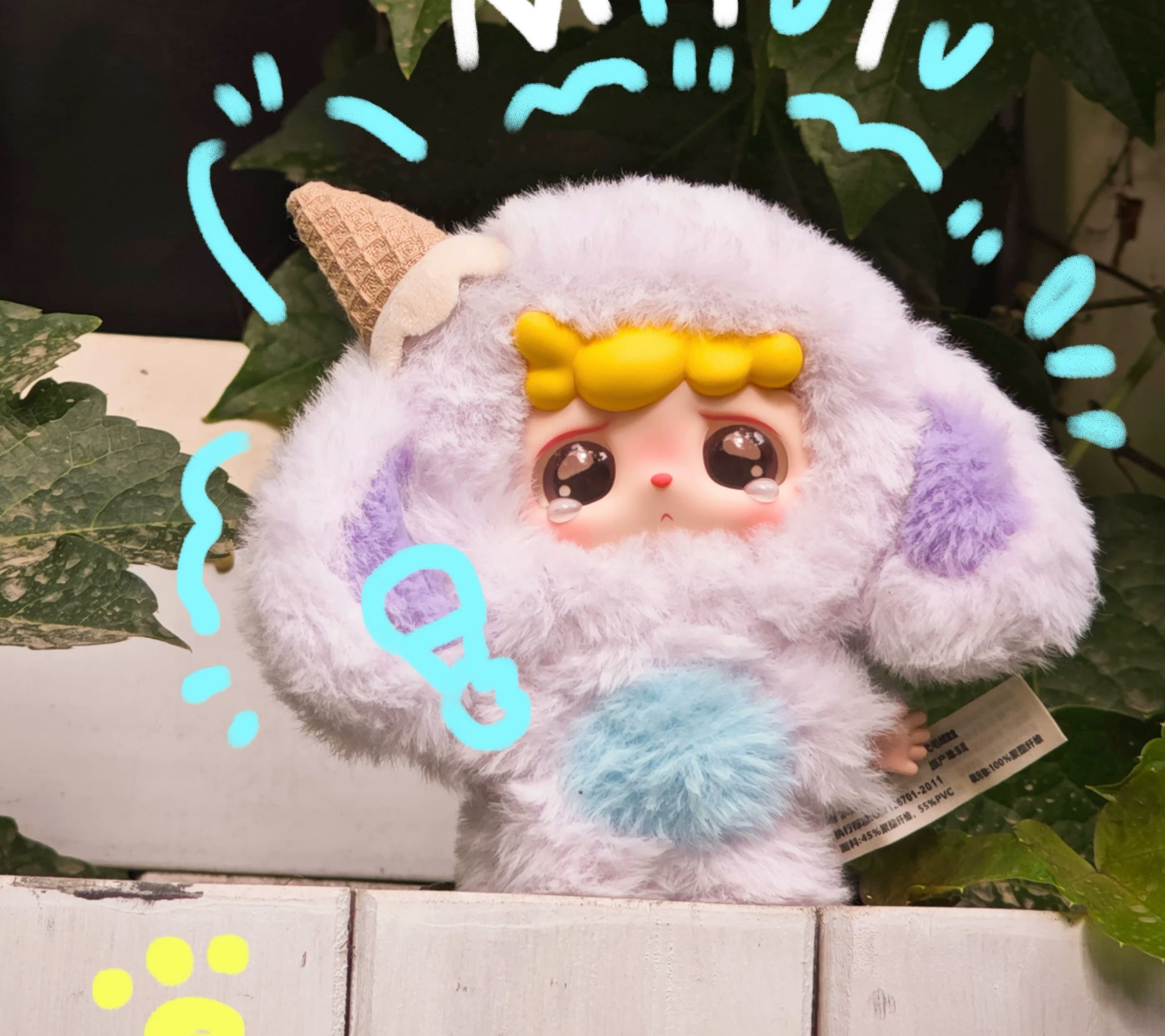 Baby Three Mitutu & Hulala Plush Series Blind Box