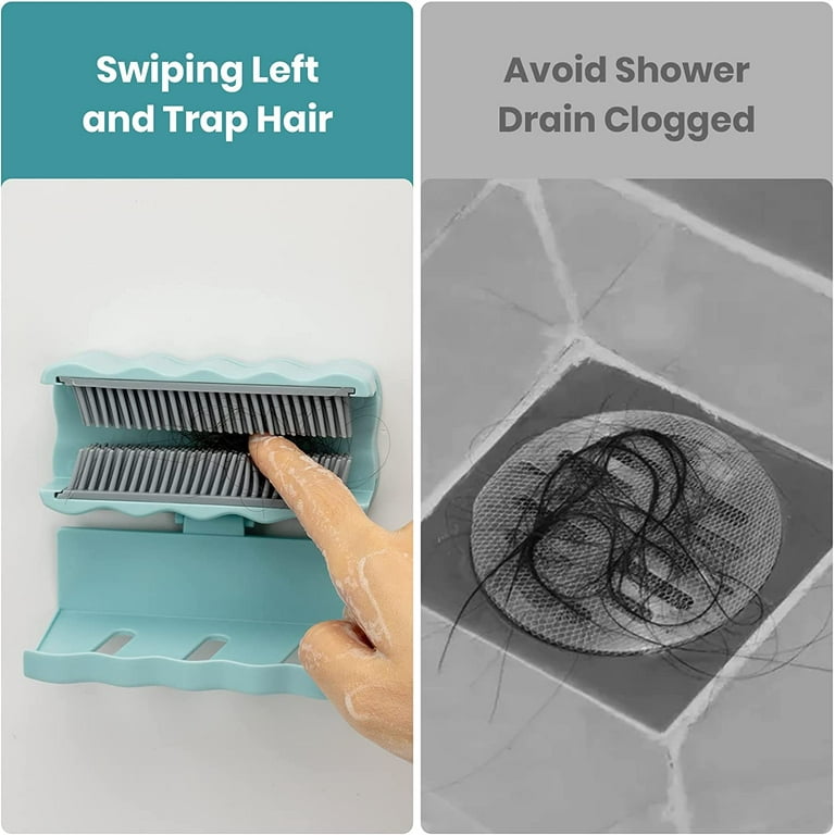 Shower Hair Catcher Wall, Reusable Hair Collector Wall for Shower