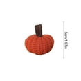 thumbnail image 3 of Calabazas de tela suave de 5 cm | Adornos colgantes preciosos para Halloween, Acción de Gracias y otoño | Juego de 1 | Rosa/Beige/Rojo/Marrón/Morado/Naranja/Gris/Verde, 3 of 6