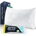 thumbnail image 1 of Cooling Pillow BETU de espuma viscoelástica tamaño queen con funda de almohada, 1 of 8