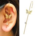 thumbnail image 4 of Minnieouse Mujeres oreja estilos fiesta cena vestido a juego gancho pendientes regalo diario desgaste pendiente boda empresa playa joyería Ropa, zapatos y accesorios Miscelánea 325-8 Oro Minnieouse AP010312-04, 4 of 6