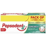 Pepsodent Toothpaste - Gum Care, Expert Protection, 140 g each (Pack of 2)