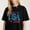 Black-3, variant on Women's American Eagle & Flag T-Shirt Short Sleeve Graphic S-4XL