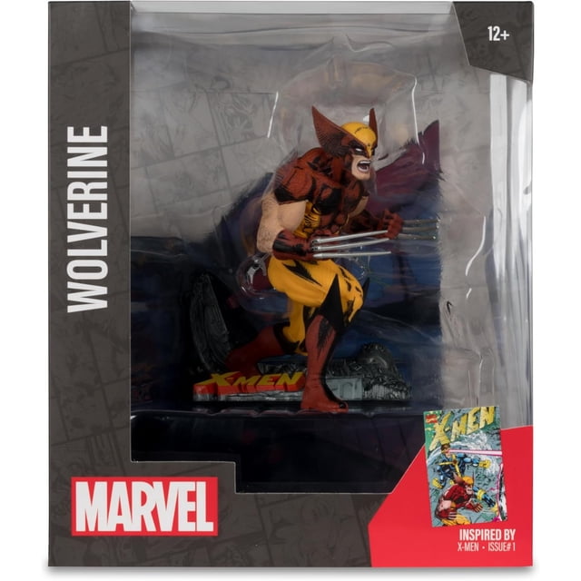Figura Coleccionable Wolverine, Marven McFarlane, Escala 1:10
