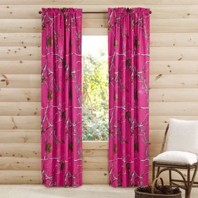 Realtree Hot Pink Camo Valance Drapes Sold Separately Walmart Com