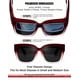 thumbnail image 5 of Gafas de Sol KANASTAL Polarizadas UV400 Rojo/Negro para Poner sobre Lentes, 5 of 6