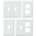 thumbnail image 7 of Franklin Brass Classic Architecture (1-Pack) Decorative Light Switch Covers Combination Pure White Toggle, Decorator/Rocker Combo | Wall Plate Outlet Cover Switch Plates W35246-PW-C, 7 of 7