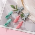 thumbnail image 2 of 2pcs/1pair Animal Cartoon Stud Earring For Women Cute Dinosaur Little Dog Whale Clay Bite Ear Jewelry Funny Gifts Fashion, 2 of 6