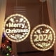 thumbnail image 2 of 2024 Feliz Navidad LED decoración luz reno Santa muñeco de nieve decoración navideña luz para interior y exterior, 2 of 4