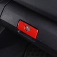 thumbnail image 4 of TINKI Car ABS Red Co-drive Glove box Sundries Box Handle Cover Trim Fit For Toyota Tacoma 2017 2018 2019 2020 2021 2022, 4 of 7