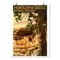 thumbnail image 2 of Montezuma Castle, Arizona, Sunset (9x12 Wall Art Print, Home Decor), 2 of 3