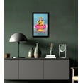 thumbnail image 5 of IBA Indianbeautifulart Goddess Lakshmi Picture Frame Religious Poster Black Wall Frame Deity Photo Frame Wall Decor&nbsp;For Home/ Office/ Temple-8 x 10 Inches, 5 of 7