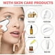 thumbnail image 5 of Rodillo facial de acero inoxidable y juego Gua Sha, rodillo masajeador facial, herramientas para el cuidado de la piel, para cara, ojos, cuello, alivia líneas finas y arrugas con bolsa de viaje, 5 of 5