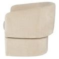 thumbnail image 3 of Nuevo Clementine Fabric & Plastic Single Seat Sofa in Almond Beige/Black, 3 of 4