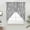 Black White, variant on Red Striped Swag Valances for Windows, Kitchen Curtains 36 Inch Length 2 Panels Set, Classic Minimalist Waves Lines Pattern Short Curtains for Small Windows Rod Pocket Cafe Curtains Drapes 28"x36"