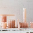 thumbnail image 2 of Creative Co-Op Bougie Pilier Visage Non Parfumée, Nude, 2 of 4