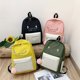 thumbnail image 2 of Juego De Mochila Con Estampado Kawaii De 4 Piezas, Mochila Escolar Con Contraste De Color Con Bolso De Mano, Bandolera Y Estuche Para Lápices, 2 of 3
