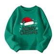 thumbnail image 4 of Lorytime Kids Sweatshirt for Winter Boys Girls Merry Christmas Fleece Shirt Crew Neck Long Sleeve Pullover Festive Tops, 4 of 4