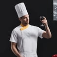 thumbnail image 3 of Maytalsory Disposable Forchef Hat For Kitchen And Restaurant polyester and Uniform Adjustable Disposablefor Hotel High, 3 of 6