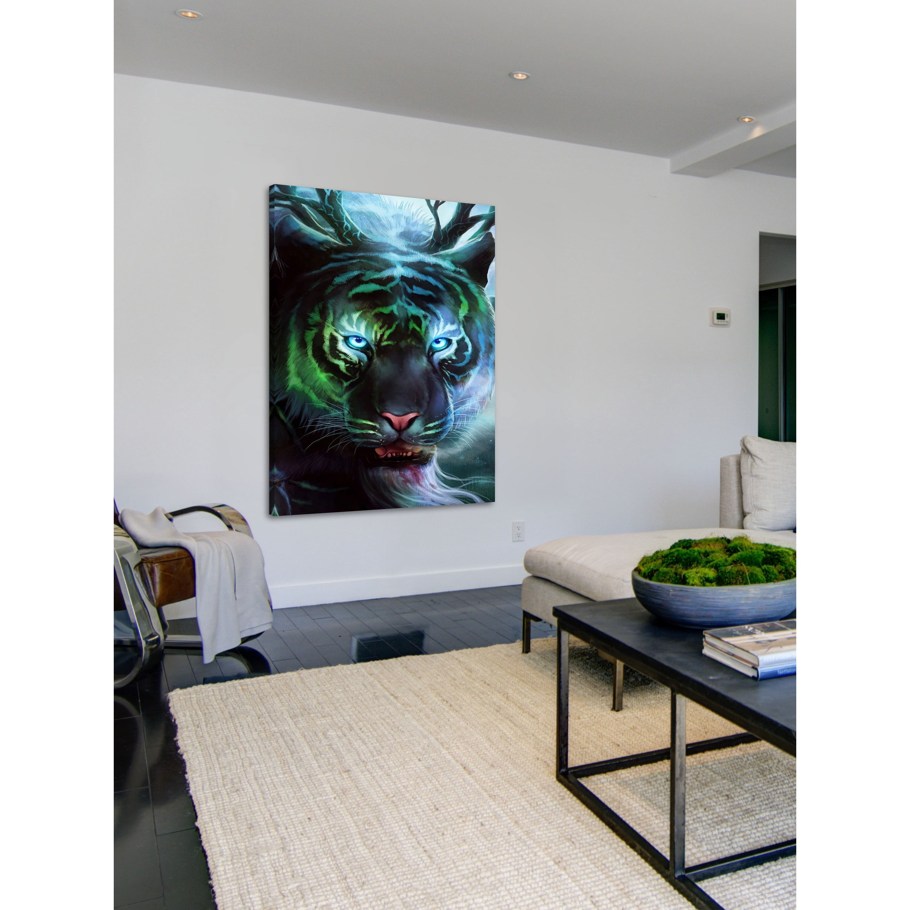 Marmont Hill "Godly Tigers 2" Painting Print on Canvas