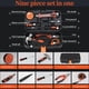 thumbnail image 4 of Juego de herramientas manuales para el hogar con caja de plástico | Construcción de acero para reparaciones del hogar, mantenimiento del automóvil y proyectos de bricolaje | Estuche compacto naranja, 4 of 7