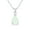 White, variant on Bling Jewelry Womens Bridal Necklace with CZ Accent and Opal Teardrop Pendant in Sterling Silver