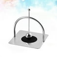 thumbnail image 4 of HERFIER Stainless Steel Flat Napkin Holder Household Simple Tissue Countertop Stand with Pressure Bar for Kitchen Bedroom 4.72x4.72x4.72in, 4 of 8