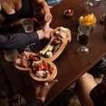 thumbnail image 3 of Tablas de aperitivos, juegos de tablas de quesos mejorados, tablas de aperitivos, tabla de quesos de madera única para servir quesos como se muestra, como se muestra, 3 of 5