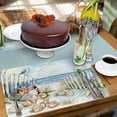 thumbnail image 2 of CounterArt "Beach Sanctuary" 4-Pack Reversible Tabletop Placemats, 2 of 7