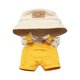 thumbnail image 5 of Camisa y pantalones de muñeco de peluche para vestir, ropa de bricolaje para niños, moda educativa con sombrero, haz tus propias muñecas de 5,91 pantalones amarillos, 5 of 8