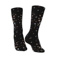 thumbnail image 5 of Uemuo Butterfly1 Pattern Women's Crew Socks, Soft Durable Breathable Moisture-Wicking with Odor Control Cotton socks, 5 of 9