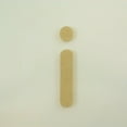 thumbnail image 3 of Package of 1, 8 Inch X 1/2" Thickness MDF Letter i in The Gotham Rounded Font, Thick, Lower Case for Art & Craft Project, Made in USA, 3 of 4
