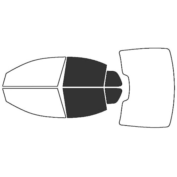 Avery Dennison NR Nano Ceramic IR Window Tint Kit Compatible with Volvo S80 2007-2016 - Back Precut