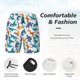 thumbnail image 3 of Balery Block Dinosaur Bañador para hombre, shorts de playa de secado rápido con entrepierna y forro de compresión-Small, 3 of 6
