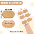 thumbnail image 2 of Jinsinto 30 Pcs Felt Callus Pads Metatarsal Pads Forefoot Foot Pads Pain Relief Foot Cushion Keep Calluses from Rubbing on Shoes Adhesive Pads for Men and Women, 2 of 5