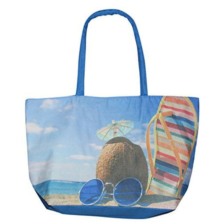 Pier 17 Oceanic Carry On Beach Tote Bag - Coconut Print - Walmart.com