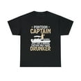 thumbnail image 2 of Funny Pontoon Captain Like A Regular Captain Only More Drunker T-Shirt, 2 of 2