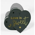 thumbnail image 3 of Inkdotpot Étiquette de Mariage en Papier Véritablement Dorée "Love Is Sweet" 50 Pcs, 3 of 6