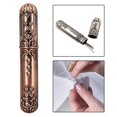 thumbnail image 1 of Estuche para agujas de material acero inoxidable con 24 agujas de enhebrado automático, caja de almacenamiento para agujas de mano, organizadores, sopo Bronce perfecl Estuche de almacenamiento, 1 of 8