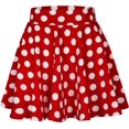 thumbnail image 1 of SURJDE Jupe Patineuse Mini Décontractée Évasée Extensible Basique pour Femmes, 1 of 6