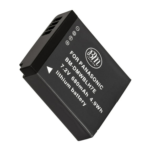 BM Premium DMW-BLH7 Battery for Panasonic Lumix DC-GX850, DMC-LX10, DMC-LX15, DMC-GM1, DMC-GM1K, DMC-GM1KA, DMC-GM1KS, DMC-GM5, DMC-GM5KK Cameras