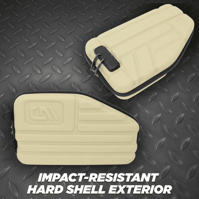 Durable Pistol Case with Foam Interior, Compact and Secure Storage for Handguns