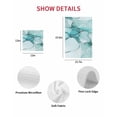 thumbnail image 7 of Marble Turquoise Kitchen Dish Towels for Drying Dishes Set of 2, Abstract Nature Cracks Silver Wavy Waffle Weave Microfiber Hand Tea Bathroom Towels Quick Dry & Absorbent Towel 15.7x23.6, 7 of 7