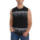 thumbnail image 1 of Fotbe Silver Glitter1 Men's Camiseta sin Mangas Estampada para Hombres, Playera Casual para Gimnasio, Entrenamiento, Playa-X-Large, 1 of 7