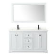 thumbnail image 7 of Wyndham Collection Wcv232360d-Qtz-Unsm58 Avery 60" Free Standing Double Basin Vanity Set -, 7 of 7