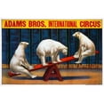 thumbnail image 2 of Unknown 24x17 Black Modern Framed Museum Art Print Titled - Adams Bros. Circus, 2 of 4