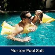 Morton Salt Pool Salt 3460 - Chlorine Pool Chemical Granules - 40 lb White