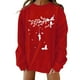 thumbnail image 1 of Sudadera holgada de manga larga con cuello redondo y estampado clásico de Halloween para mujer Pompotops FGAJ19257, 1 of 7